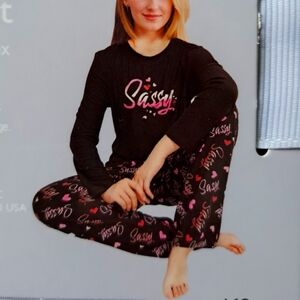 Just Be Pant Sleep Set Size Large #New